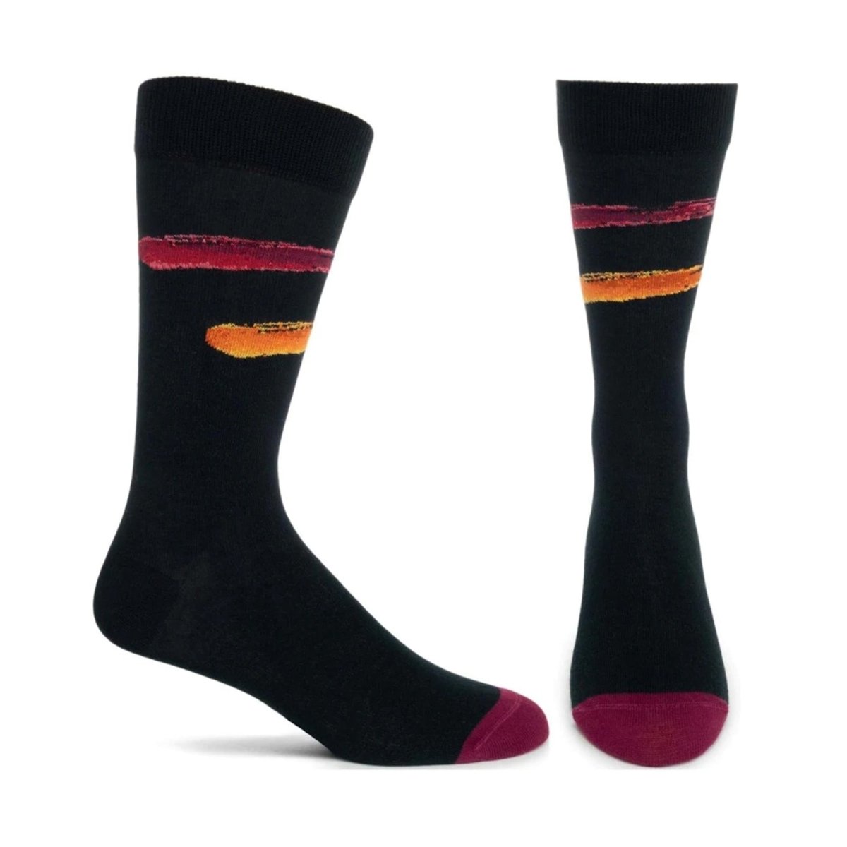 Red/Gold Striped Socks