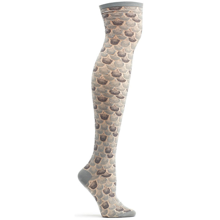 Mermaid Armor Over the Knee Sock - W668-18 - Ozone Design Inc