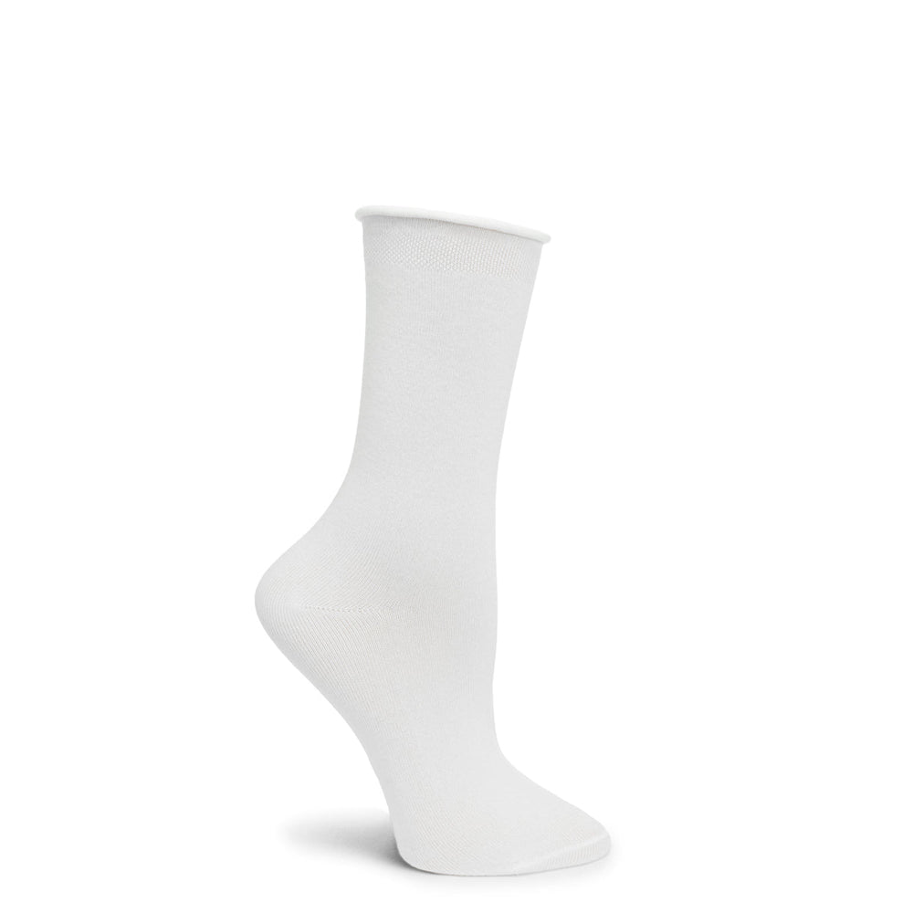 Pima Cotton Roll Top Mid Zone Sock - WC6014-01 - Ozone Design Inc